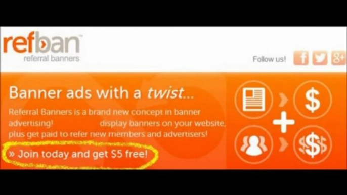 Referral Banners - Get paid to show banners + refer others! | online advertising definition