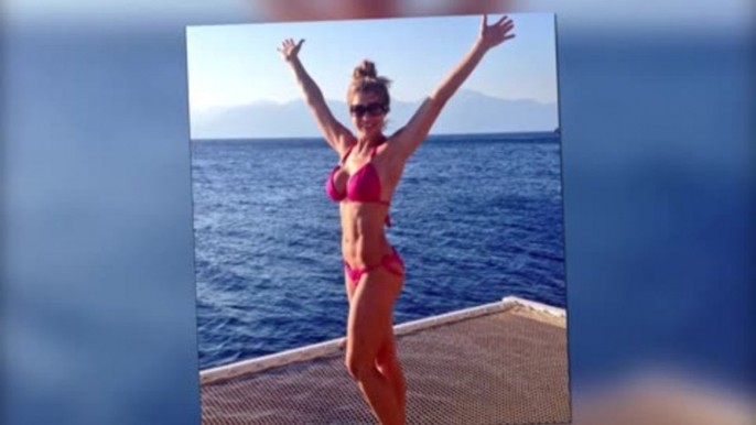 Former Hollyoaks Star Gemma Atkinson Flaunts Her Toned Figure in Hot Pink Bikini