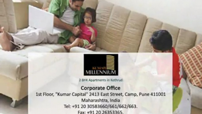 Kumar Millennium 2 BHK flats in Pune - The Best of Kothrud