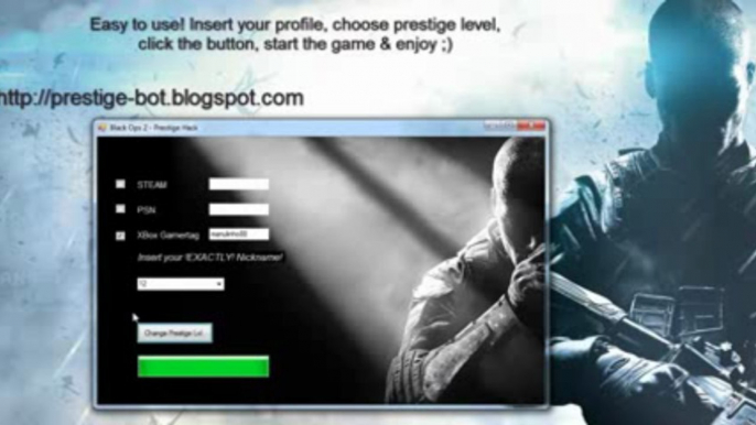 Call Of Duty Black Ops 2 - Prestige Hack Bot Tool Cheat / Pirater / Juillet - August 2013 Update [NO BAN] - for XBOX, PC and PS3