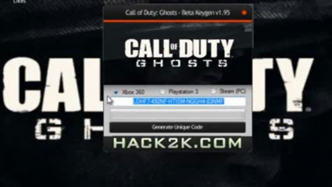 Comment Avoir Camouflage GHOST BO2 GRATUIT - Générateur De Code Camouflage GHOST [PC PS3 Xbox 360] \ Juillet - August 2013 Update