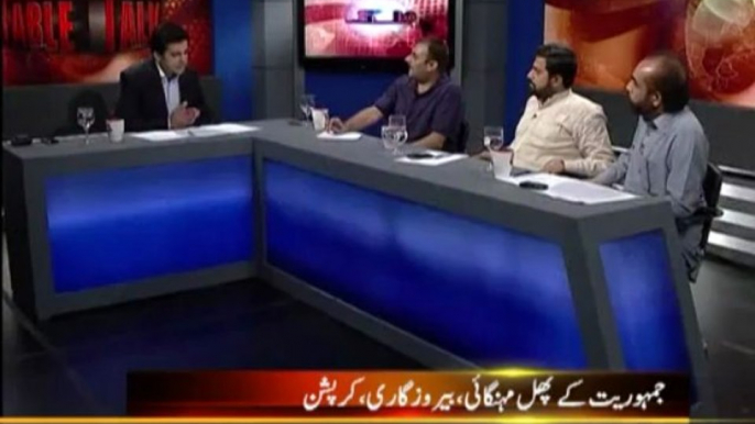 AbbTakk -Table Talk Ep 31 (Part 2) 4 July 2013-topic (Democracy, Inflation and Unemployment in Pakistan.) official