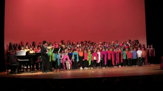 Les comédiens - Chorale 1er cycle - Conservatoire de Rouen - le 26 Juin 2013