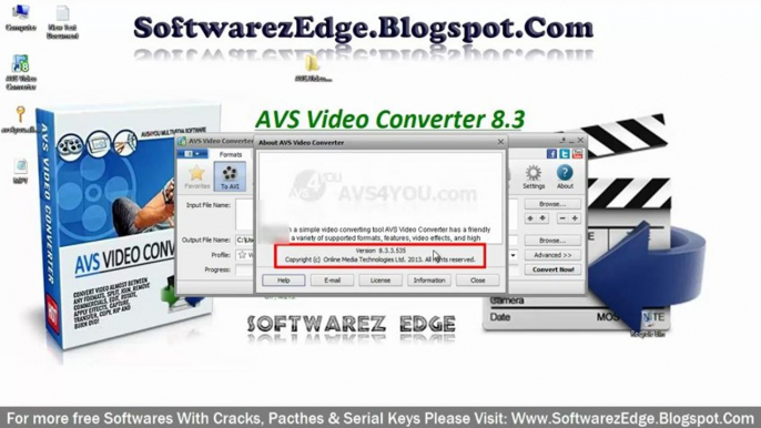 Download & Install AVS Video Converter v8.3 Crack (All Videos Converter)