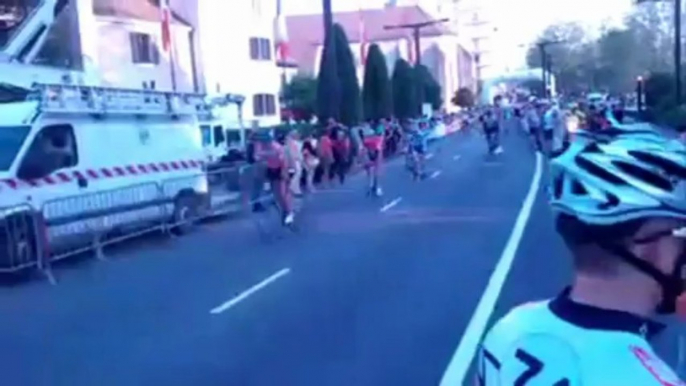 Le premier départ de l'Etape du Tour Annecy-Semnoz