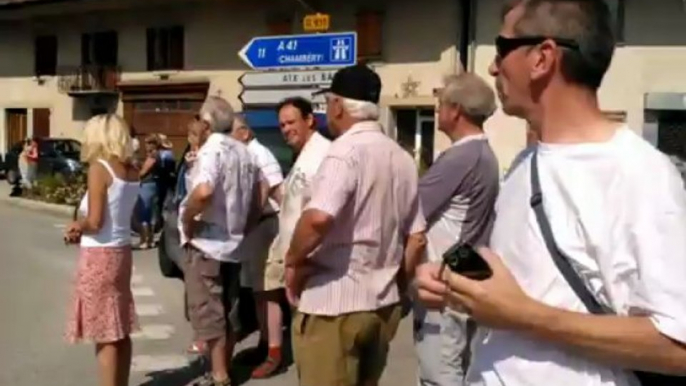 L'Etape du Tour Annecy-Semnoz - Le passage des coureurs à Cusy