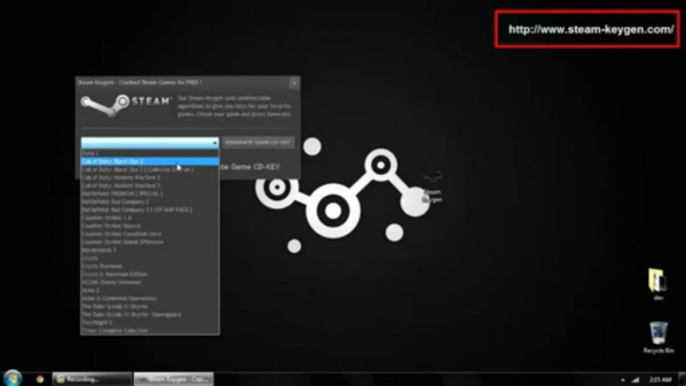 [WORKING] Steam Keygen 2012 - MW 3, Dota 2, Skyrim. CSS And MORE 2013 {Mediafire Link}