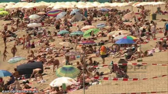 Altas temperaturas en Barcelona