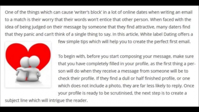 White Label Dating - Online messages