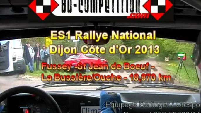 Rallye Dijon cote d'Or 2013 - ES1