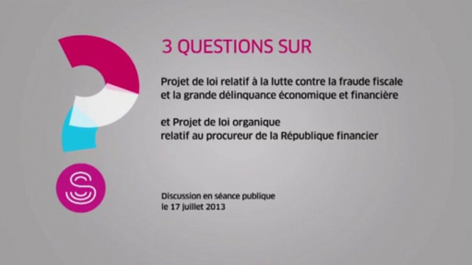 [Questions sur] Projet de loi relatif à la lutte contre la fraude fiscale et la grande délinquance économique et financière