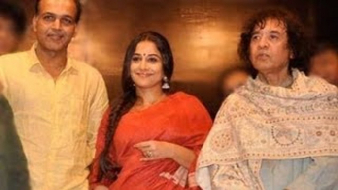 Vidya Balan @ Zakir Hussain's Tribute To Shafaat Ahmed Khan Live Concert !