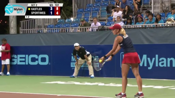 World TeamTennis Highlights: Washington Kastles vs New York Sportimes July 23, 2013