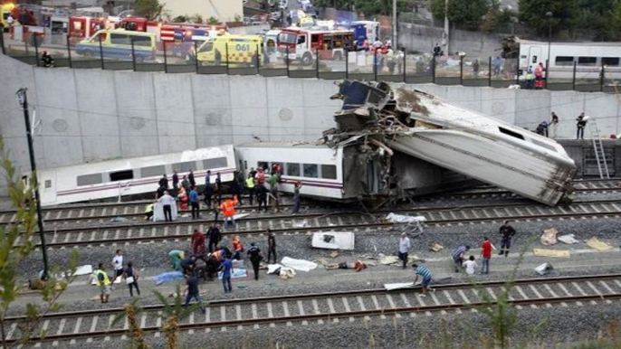 Espagne : déraillement d'un train à Saint-Jacques de Compostelle