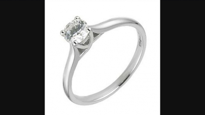 18ct White Gold Half Carat Diamond Solitaire Ring Review