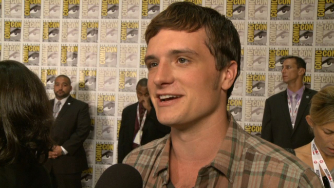 Josh Hutcherson At Comic-Con 2013 Talking About "The Hunger Games: Catching Fire"