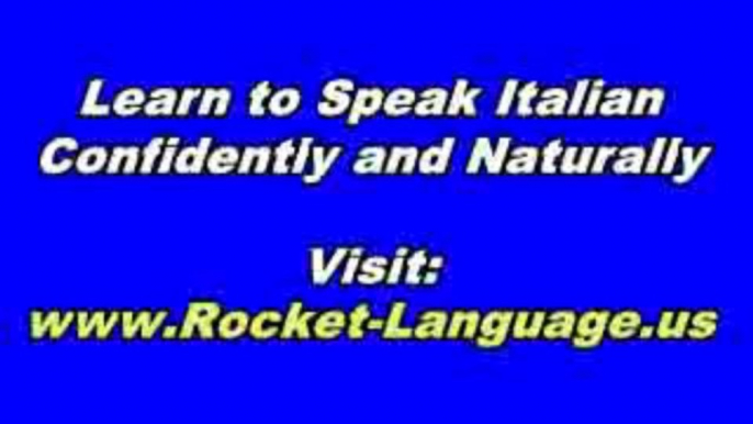 Amazing Easy Way To Learn ITALIAN with Best Online Course - Rocket Italian Now