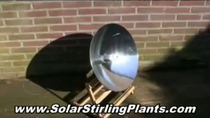 Robert Stirling Invented Free Energy Generator - Solar Stirling Plant