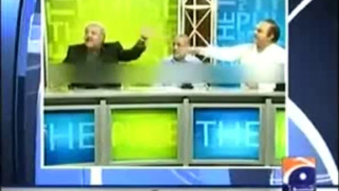 Shameless Pakistani Politicians Fights Live on TV - YouTube