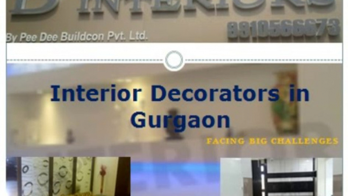 Interior Decorators in Gurgaon @ d-interiors