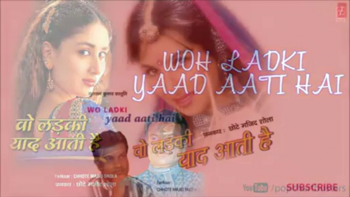 Mera Sapna Mera Sajan Hai Full Song - Wo Ladki Yaad Aati Hai - Chhote Majid Shola Songs