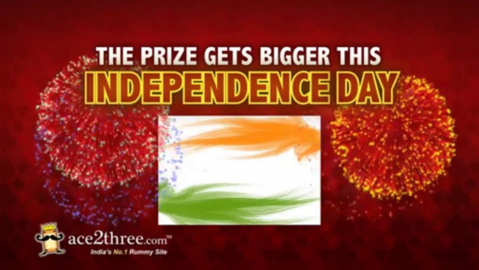 Independence Day Rummy Tourney - Win Cash Prizes Worth 5 Lakhs