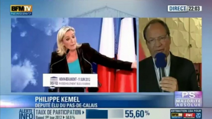 Réaction de Philippe Kemel - Législatives 2012