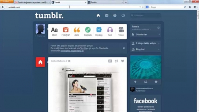 Tumblr hesabı nasıl açılır?  Tumblr'a nasıl kayıt olunur