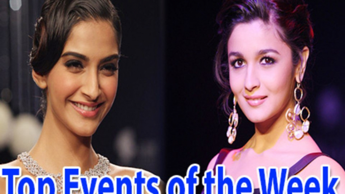 Best Events of The Week Alia Bhatt and Sonam Kapoor walk the ramp of IIJW and More Hot Events