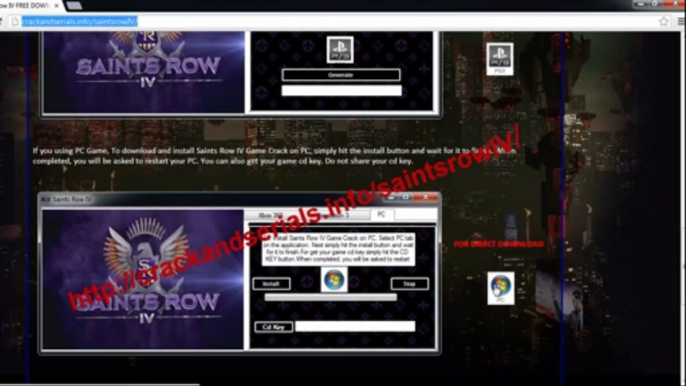 Saints Row IV Key Generator and Crack [PC, XBOX, PS3]