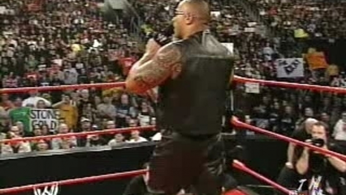 Goldberg speared The Rock