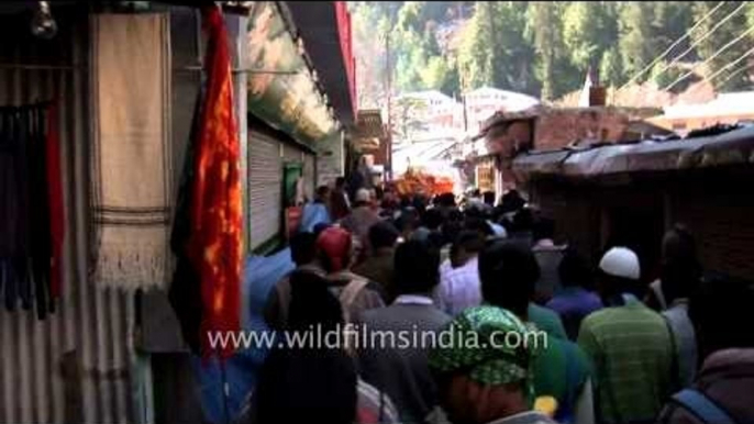 Procession begins through Gangotri streets: Goddess Ganga