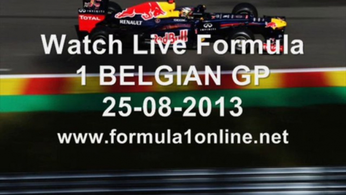 Sehen Formel 1 GP von Belgien SHELL Spa-Francorchamps 2013