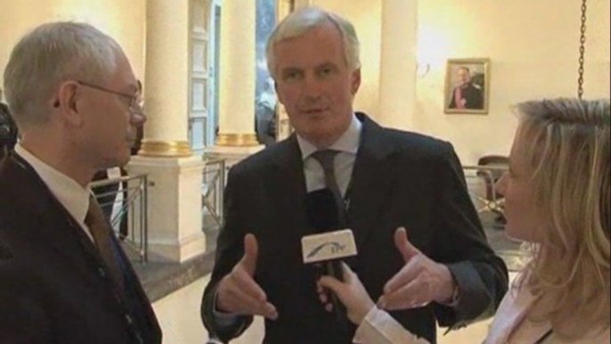 Michel Barnier et Herman van Rompuy au PPE