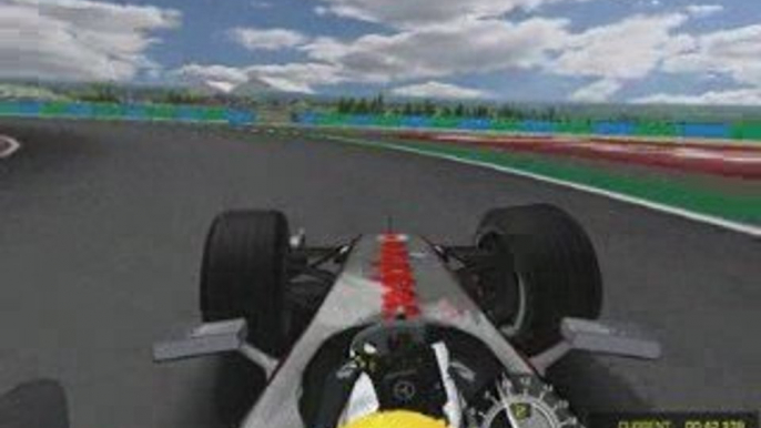 Magny cours lap onboard Montoya