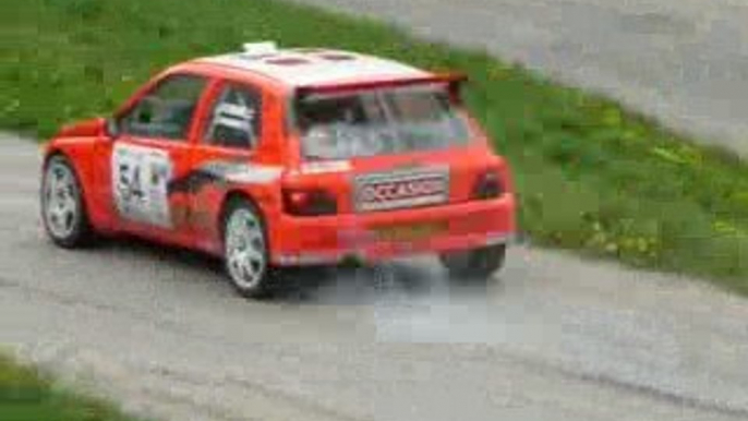 rallye du beaufortain 2009 bugnet clio maxi