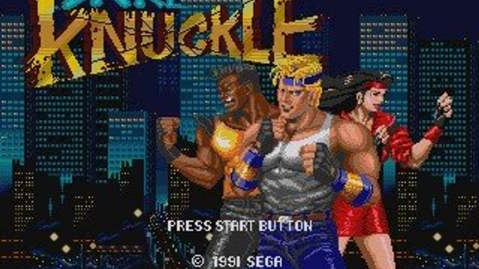 Street of rage (bare knuckle) -  [mega drive] sega - 1991 -