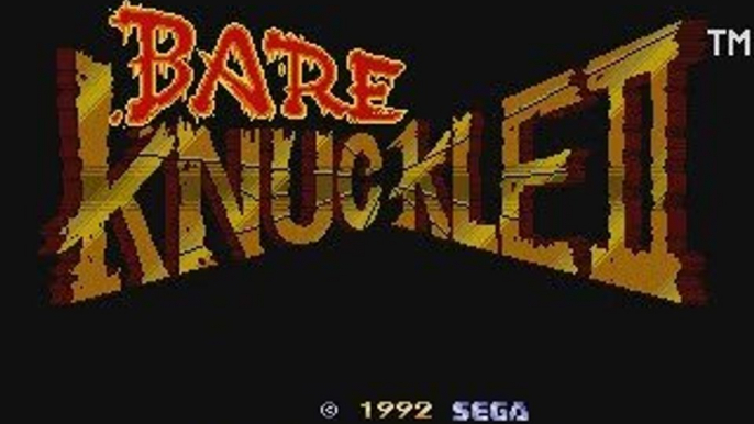 Street of rage II / Bare knuckle II [mega drive] sega - 1992