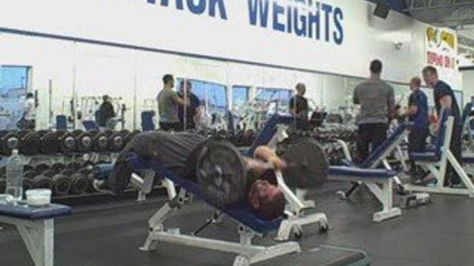 Killer Tricep Exercise - Decline Bench Tricep Extensions