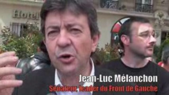 Jean-Luc Mélenchon nous parle de la manifestation du 13 juin