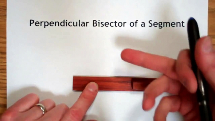 Perpendicular Bisector Construction