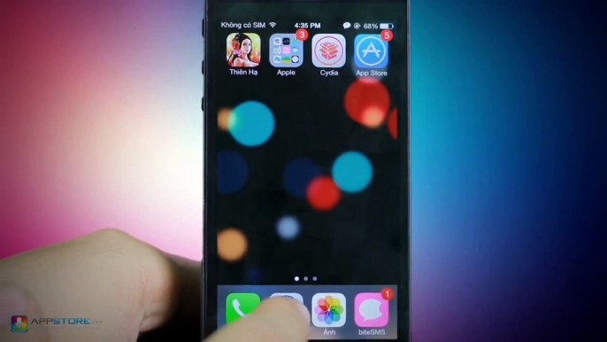 [Cydia Tweak] JellyLock 7 - hiệu ứng màn hình khóa giống Jelly Bean - AppStoreVn