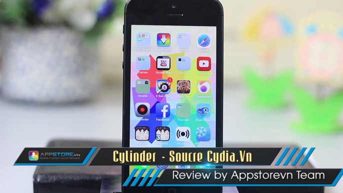 [Cydia Tweak] Cylinder - hiệu ứng chuyển dịch giữa các màn hình trong springboard - AppStoreVn