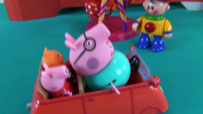 Peppa Pig en français. Peppa Pig monte le carrousel. Des aventures de Peppa et Candy