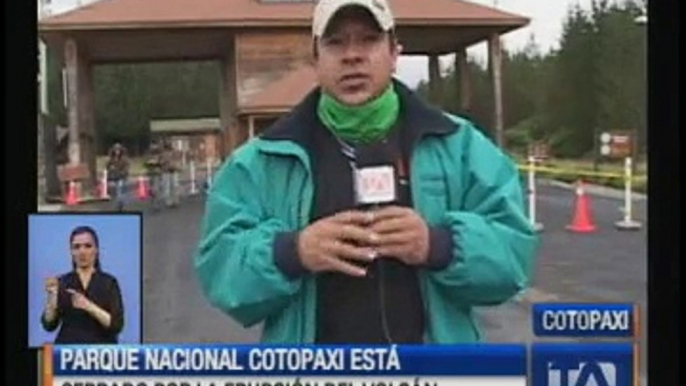 Parque Nacional Cotopaxi está cerrado por erupción