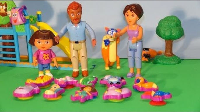 10 Surprise Eggs from Dora The Explorer Play Set with Surprises from Swiper The Swiper