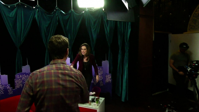 Jon Heder and Brittany Furlan on Tiny Tiny Talk Show - Sneak Peek