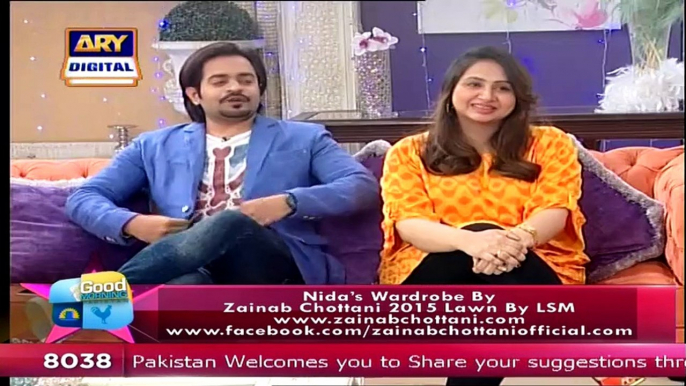 Good Morning Pakistan With Nida Yasir on ARY Digital Part 2 - 29th May 2015