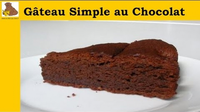 gâteau simple au chocolat (recette facile)