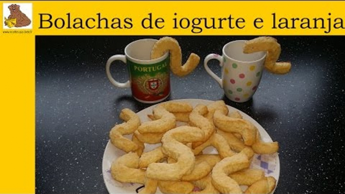 receita dos biscoitos de iogurte e Laranja  (rapida e facil)